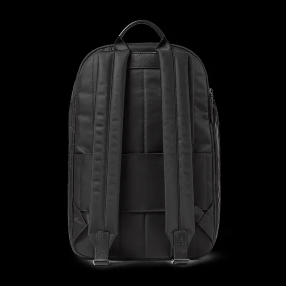 Sleek Black Men's Backpack by July - Picture 5 of 8
